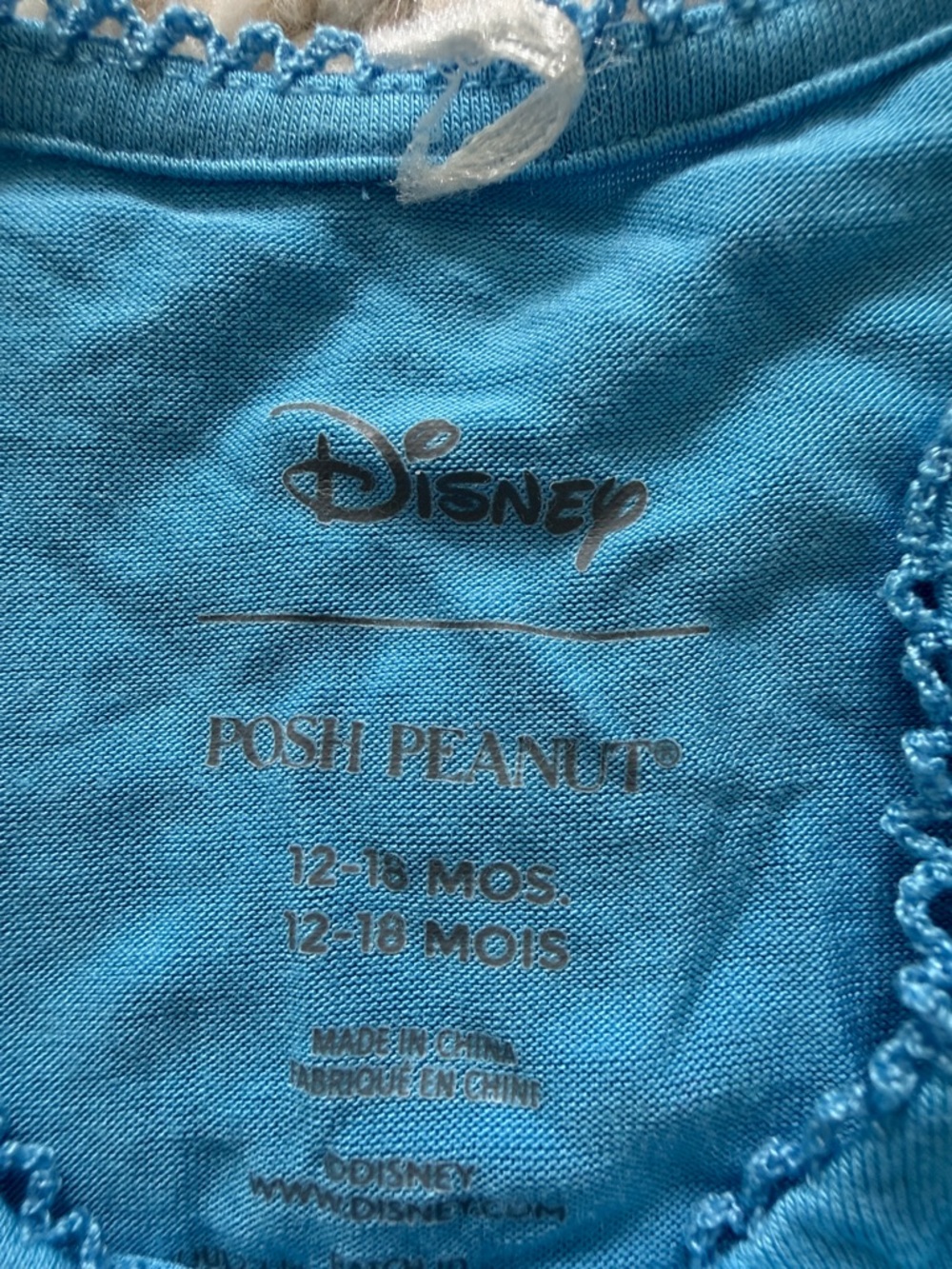 Posh Peanut Cinderella Blue Sparkle Tulle Kids Dress - Picture 2 of 3